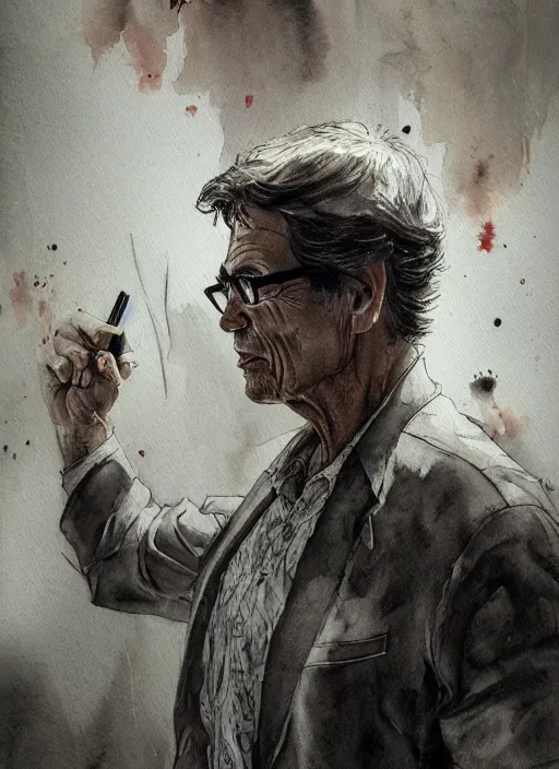 Prompt: portrait, Rick Perry being bunched in the face, watercolor, dramatic lighting, cinematic, establishing shot, extremely high detail, foto realistic, cinematic lighting, pen and ink, intricate line drawings, by Yoshitaka Amano, Ruan Jia, Kentaro Miura, Artgerm, post processed, concept art, artstation, matte painting, style by eddie mendoza, raphael lacoste, alex ross