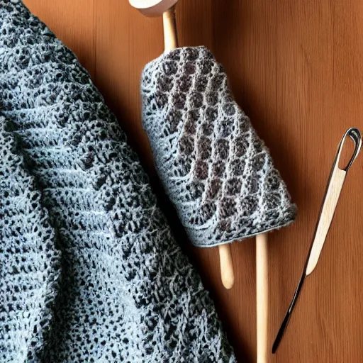 Image similar to pattern yarn and crochet hook