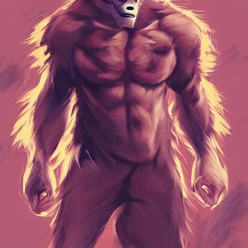 Image similar to tom holland as a teen wolf werewolf by jama jurabaev, trending on artstation, high quality, brush stroke