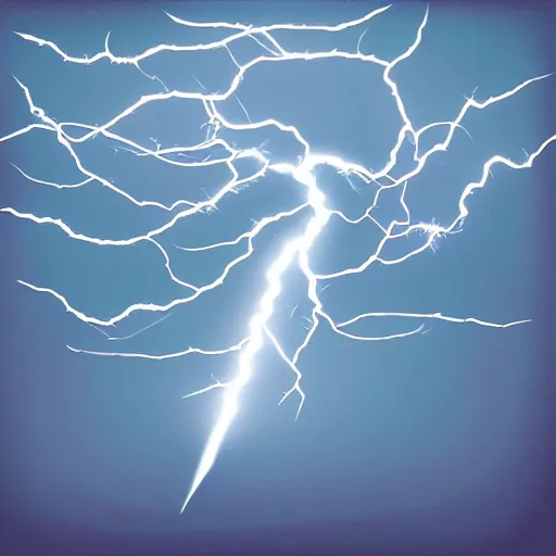 Image similar to lightning storm, icon, digital art