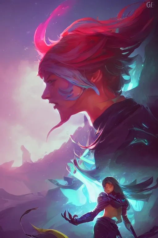 Prompt: akshan league of legends wild rift hero champions arcane magic digital painting bioluminance alena aenami artworks in 4 k design by lois van baarle by sung choi by john kirby artgerm and greg rutkowski and magali villeneuve mage fighter assassin