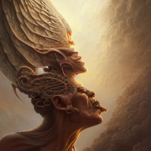 Image similar to low angle shot of a beautiful creature , intricate, elegant, highly detailed, centered, digital painting, artstation, concept art, smooth, sharp focus, illustration, artgerm, Tomasz Alen Kopera, Peter Mohrbacher donato giancola, Joseph Christian Leyendecker, WLOP, Boris Vallejo.