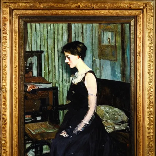 Image similar to photo of young woman by stanhope forbes