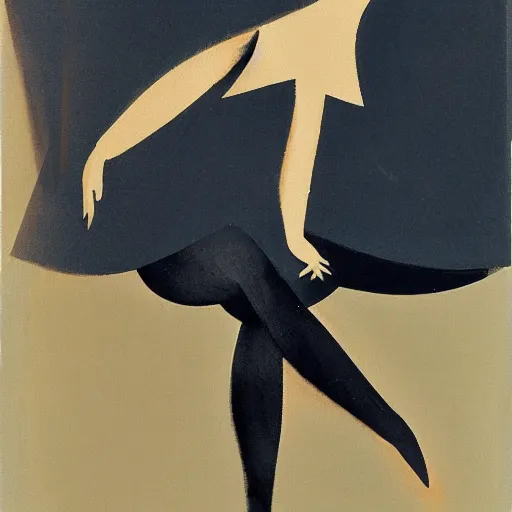 Image similar to ballet dancer cubist