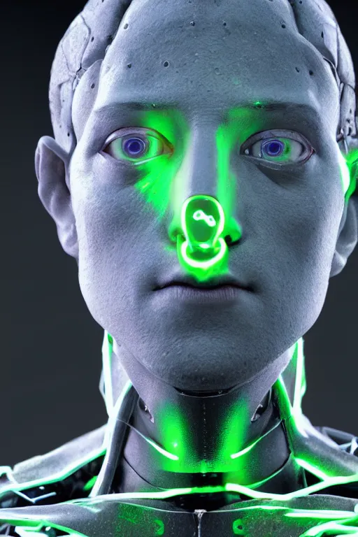 Prompt: photography of marc zuckerberg as a highly detailed android. complex mechanical colorful body, leds, electronics, links. hyper realistic, intricate, very high detailed, professional digital art, unreal engine 5, 8 k rendering, no blur, clear.