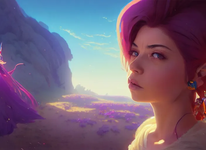 Prompt: highly detailed portrait of inna, in no game no life, stephen bliss, 8 k, unreal engine, fantasy art by greg rutkowski, loish, rhads, ferdinand knab, makoto shinkai and lois van baarle, ilya kuvshinov, rossdraws, tom bagshaw, global illumination, radiant light, detailed and intricate environment