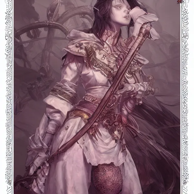 Image similar to studio portrait of neutral good colorful female cleric bard healer as absurdly beautiful, elegant, young skinny gravure idol, an ultrafine hyperdetailed illustration by kim jung gi, irakli nadar, intricate linework, sharp focus, bright colors, octopath traveler, final fantasy, unreal engine highly rendered, global illumination, radiant light, detailed and intricate environment