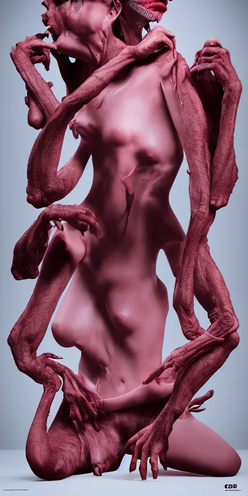 Image similar to this is videodrome by johannen voss by david cronenberg by peter kemp by octane render blender 8 k