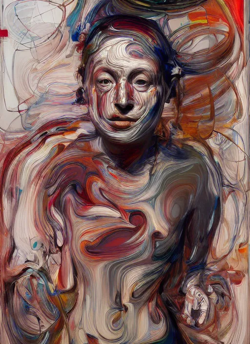 Image similar to it is only with the heart that one can see rightly ; what is essential is invisible to the eye. full body by jenny saville, scifi, neo - gothic, intricate, rich deep colors. part by james jean, part by adrian ghenie and gerhard richter.