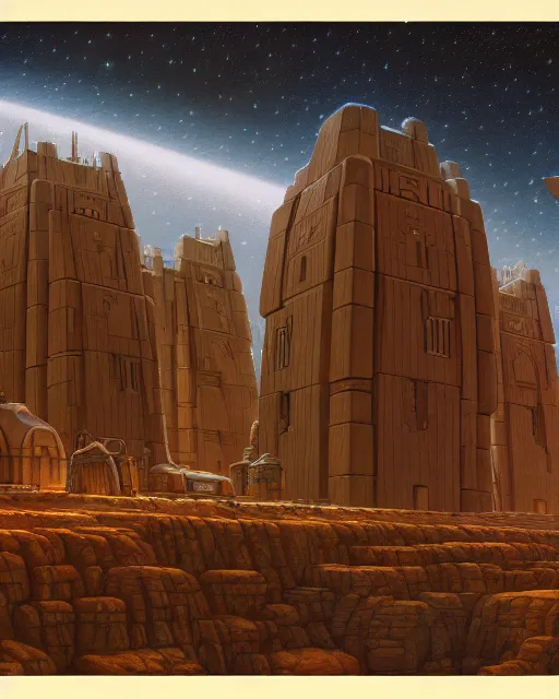 Prompt: a beautiful hyperdetailed illustration of blockhouse building by ralph mcquarrie, azeroth nightsky, archdaily, wallpaper, highly detailed, trending on artstation.