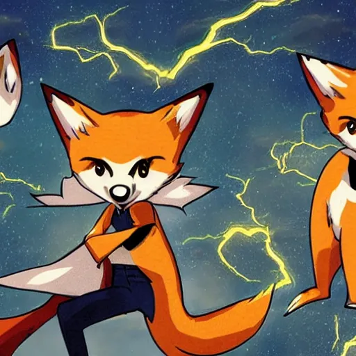 Image similar to ⚡🦊⚡