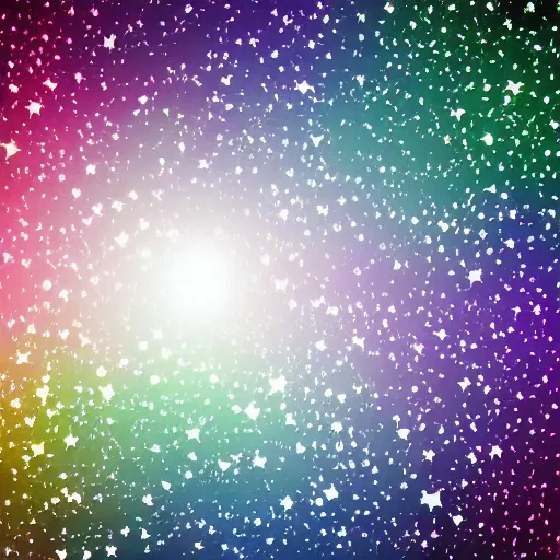 Prompt: coloured detailed 4 k paper stars background