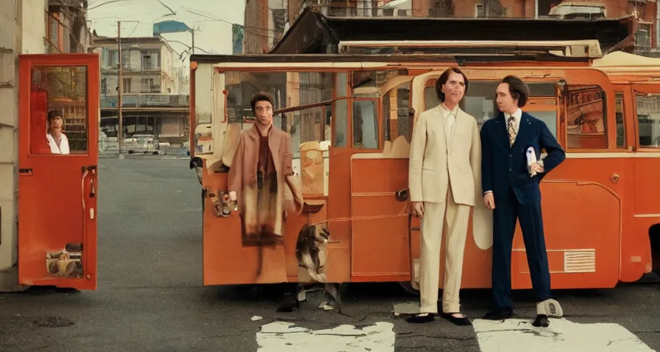 Prompt: the two complementary forces that make up all aspects and phenomena of life, by Wes Anderson,