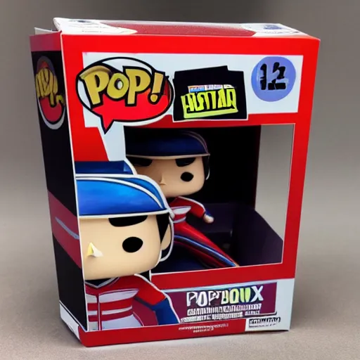 Image similar to funko pop box with real car inside