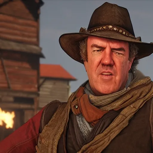 Image similar to “Jeremy Clarkson in Red Dead Redemption 2”