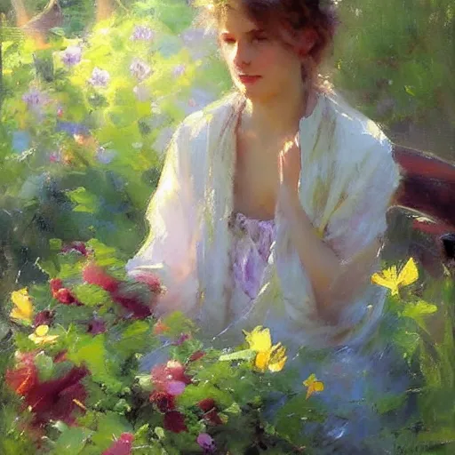 Prompt: Spring light by Daniel F. Gerhartz