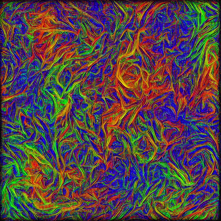 Prompt: “image generated by Google Deepdream”