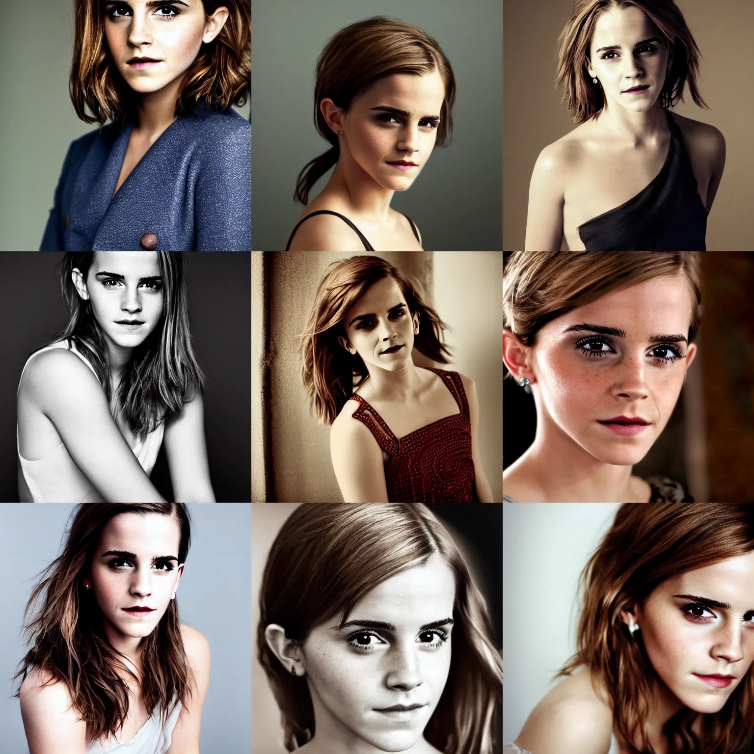 Prompt: photograph, high resolution, of emma watson taken by oxana gromova, fess