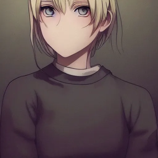 Image similar to Annie Leonhart portrait, beautiful, 4k, detailed, cute, anime, aesthetic, wallpaper, pinterest