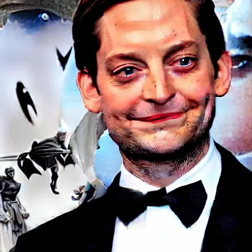 Image similar to Tobey Maguire as Batman