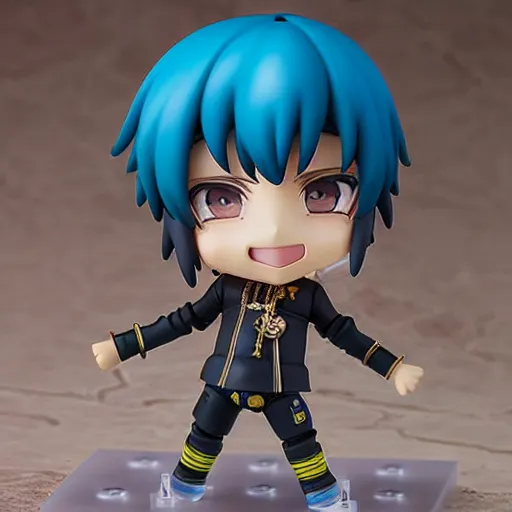 Image similar to burna boy, an anime nendoroid of burna boy, figurine, detailed product photo,