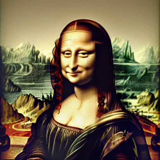 Image similar to mona lisa