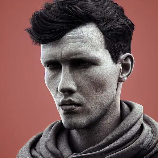 Image similar to abstract 3D male portrait by James Jean and Jason Chan, rendering redshift, Octane, cinematic lighting, handsome, detailed