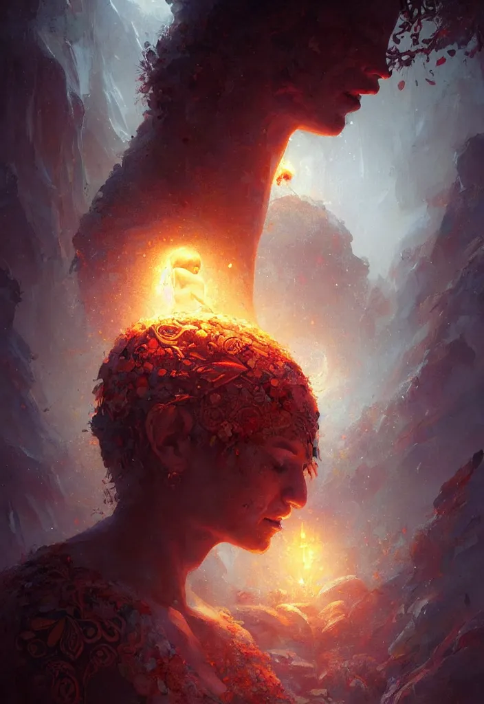 Image similar to The Ayahuasca Spirit soul, by Greg Rutkowski