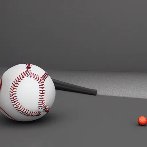 Image similar to a heat press playing baseball, octane render, hyperrealistic, photorealism