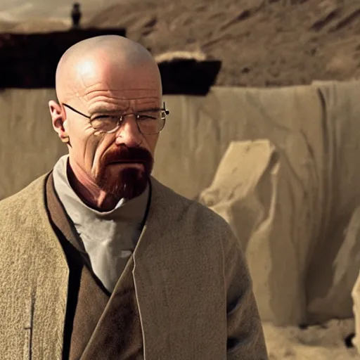 Image similar to walter white with the face of anakin Skywalker