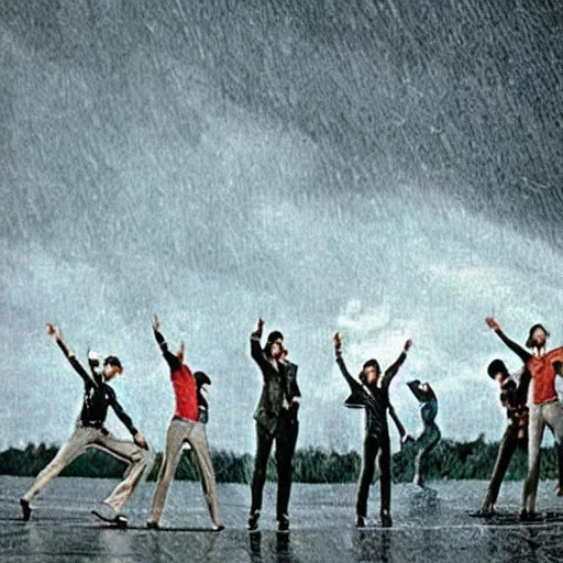 Image similar to it's raining man, hallelujah!