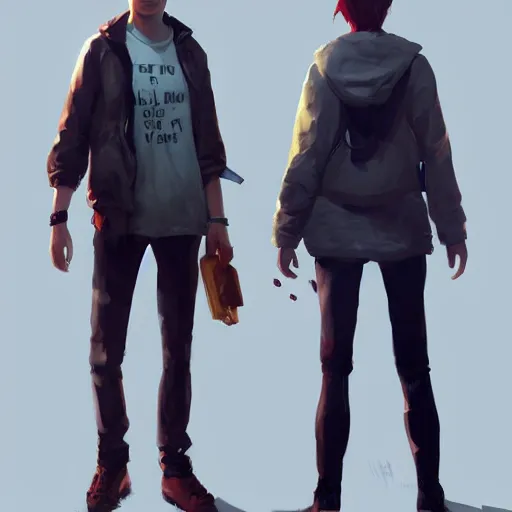 Image similar to natan el profeta, style game square enix life is strange remake, trending on artstation, painted by greg rutkowski, render with game the last of us parte ii details