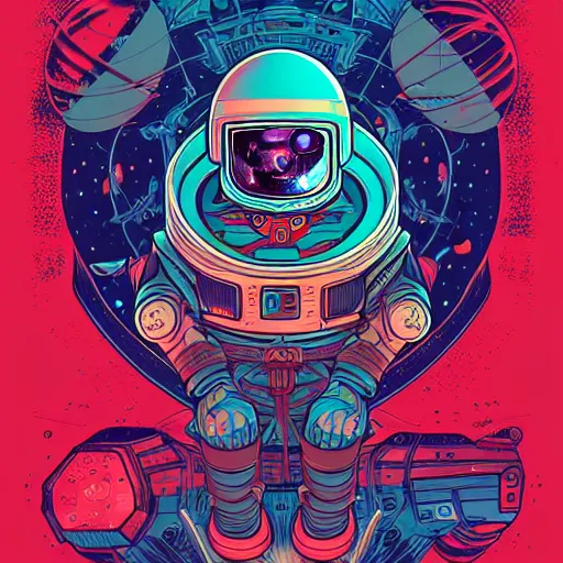 Prompt: 23rd century Space Pirate by James Jean Dan Mumford Strongstufftom