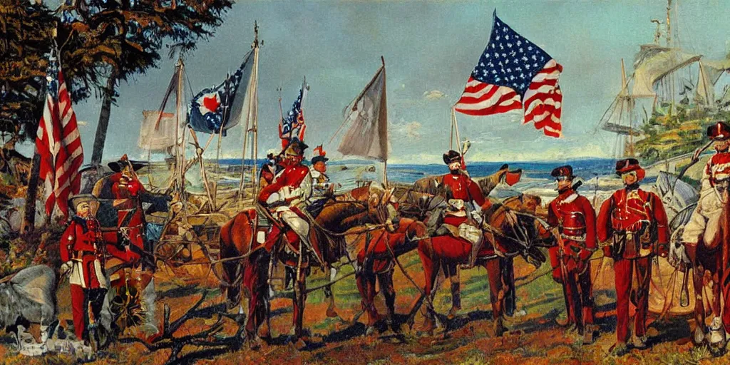 Image similar to the american was of canadian annexation 1 8 9 3 painting