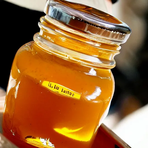 Image similar to j - lo inside a jar of honey