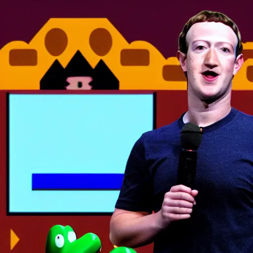 Image similar to mark Zuckerberg in Pac-Man and the Ghostly Adventures