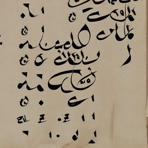 Image similar to poem written in arabic hangul script