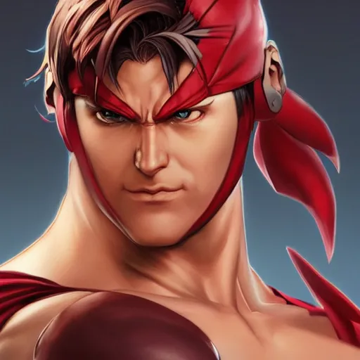 Image similar to tim drake ( robin ) as a street fighter character, cg animation, capcom, realistic, character select portrait, by artgerm, greg rutkowski, alphonse mucha, 3 d