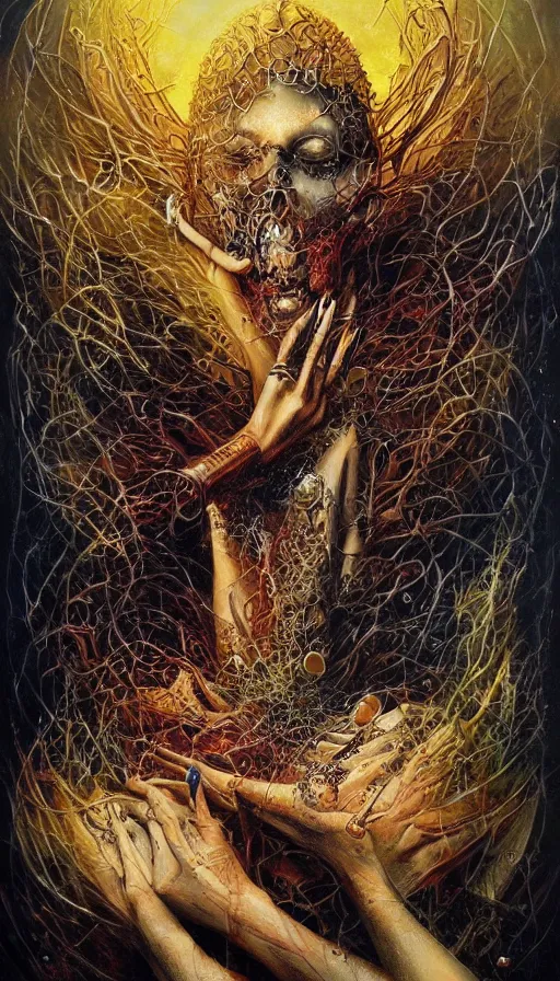 Image similar to The end of an organism, by Karol Bak