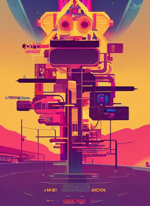 Image similar to poster art by james gilleard, cgsociety, retrofuturism, movie poster, poster art, concert poster