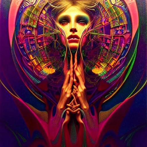 Prompt: extremely psychedelic beautiful brutalist organisms infected by night. intricate, elegant, highly detailed, extremely lifelike photorealistic digital painting, artstation. steichen, gaston bussiere, tom bagshaw, brutalist cyberpunk alphonse mucha. elegant minimalism. anatomically correct. sharp focus. gold with white accents. surreal lush cosmic hallucination