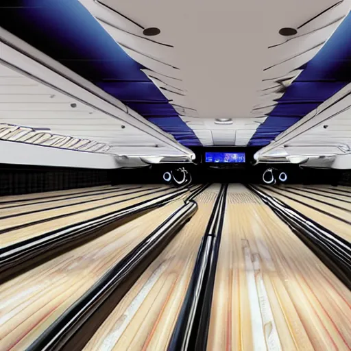 Image similar to solar system bowling alley, hyperrealism, hyperrealistic, photorealism, photorealistic, artstation, 4 k, highly detailed digital art but as photography