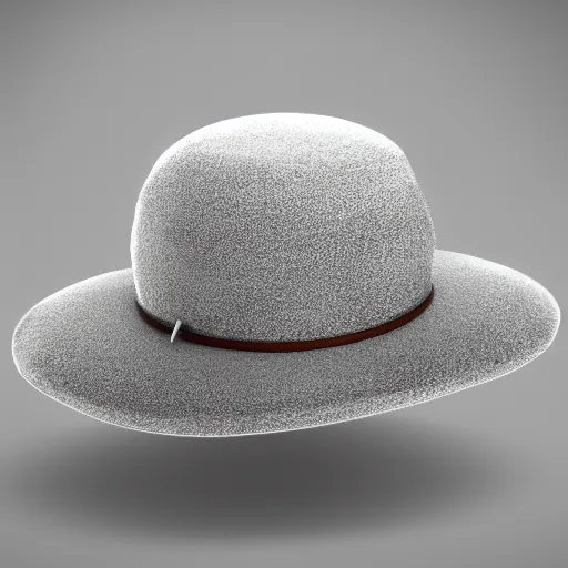 Prompt: a textured hat from the future, highly detailed, epic lighting, hyper photorealism, trending on artstation 8 k