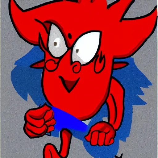 Image similar to red cartoon demon