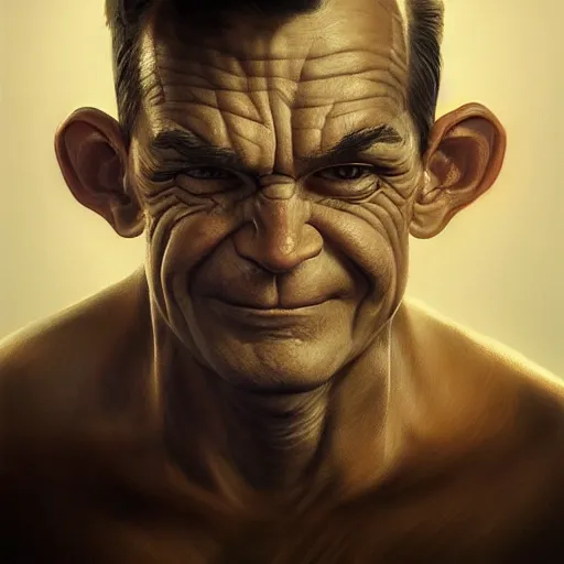 Prompt: a masterpiece portrait of popeye. very detailed eyes. intricate, elegant, highly detailed. trending on artstation, digital art, by stanley artgerm lau, wlop, rossdraws, james jean, andrei riabovitchev, marc simonetti, yoshitaka amano