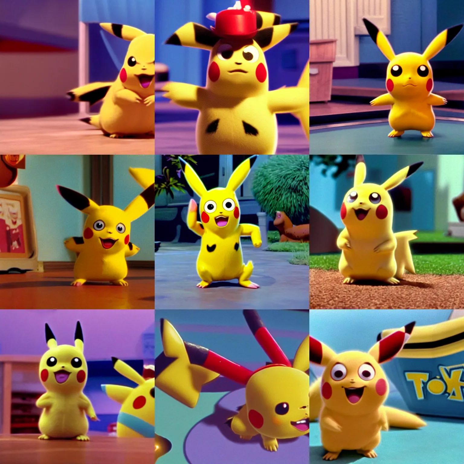 Prompt: a film still of pikachu on toy story ( 1 9 9 5 )
