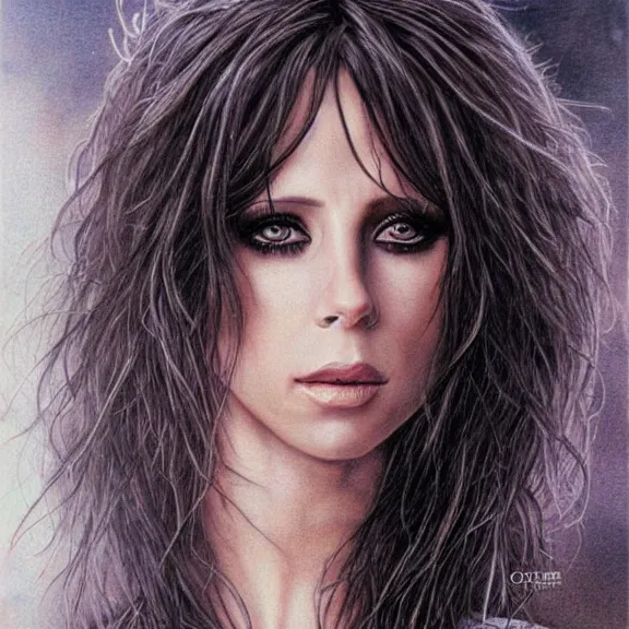 Image similar to a highly detailed portrait of jennifer love hewitt in the style of luis royo.