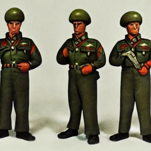 Image similar to among us character in the soviet military form