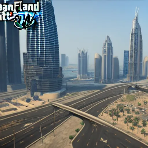 Image similar to gta : dubai, unreal engine 5