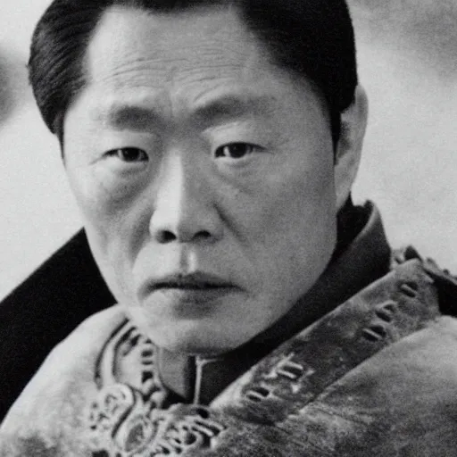 Image similar to an collosal film still of general quan yu